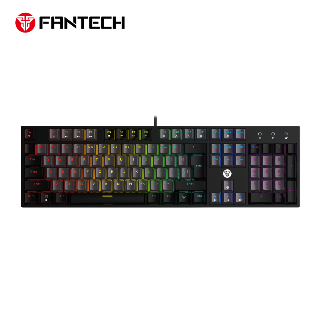 Fantech K515S Negro – Teclado Gamer USB 104 Teclas