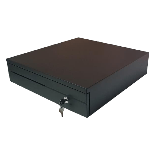 [G-017] Caja (Cash Drawer) Aokia HS-405B (Guardar Dinero) Metalica – Negra 5 Billetes